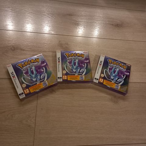 Pokémon crystal 3ds koder selges