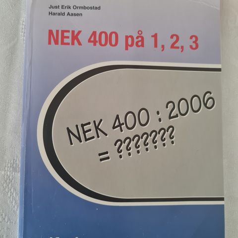 NEK 400 på 1, 2, 3