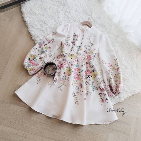 Floral Print Mini-Dress