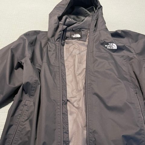 The north face rain jacket black , XL