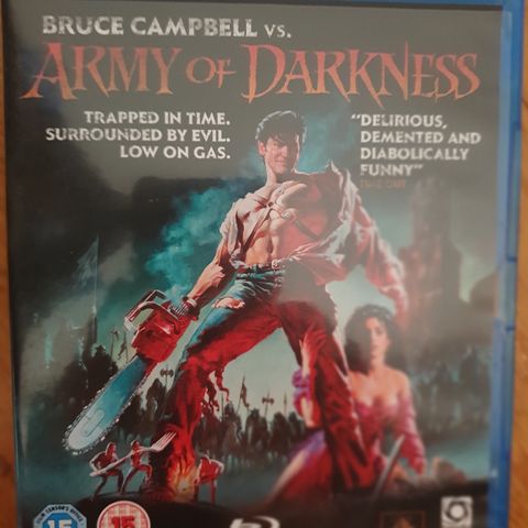 Bruce Campbell vs ARMY OF DARKNESS UK utgave