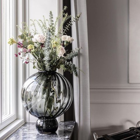 Specktrum - Meadow Swirl Vase - Large Grey