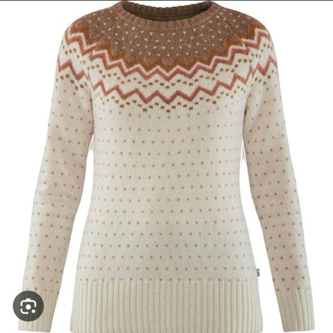 Fjällräven Övik Knit Sweater, Dame 100% ullgenser for de kalde dagene