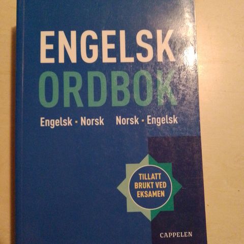 Engelsk ordbok