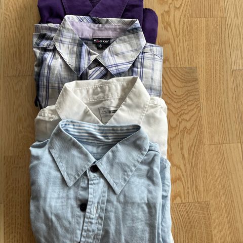 Klespakke m/skjorter, gutt str.5-6 år /110-116 (4 stk)