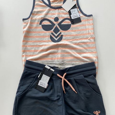 Hummel singlet og shorts str. 12år