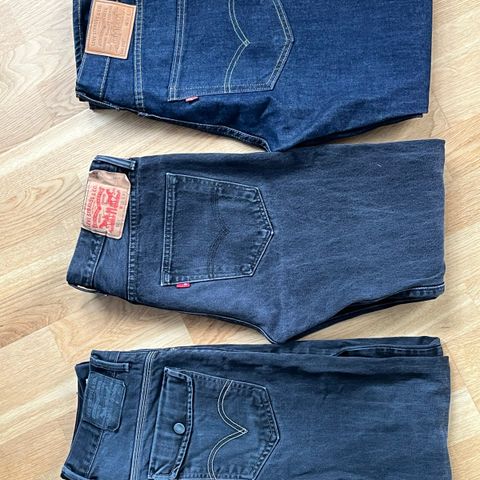 Levi’s jeans - 501, 514, og 512