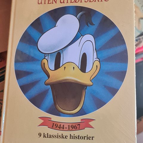 Donald duck gullbøker uten utløpsdato i plast