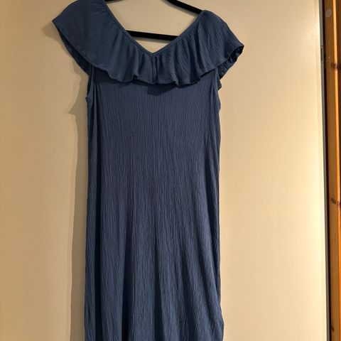 Blå kjole
