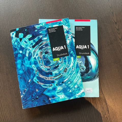 Aqua 1 studiebok og grunnbok (Kjemi 1, ny læreplan)