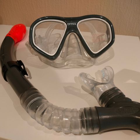 Dykkemaske - dykkebrille + snorkel
