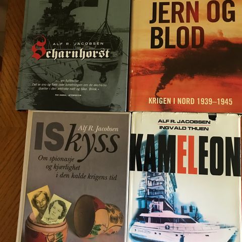 Nikkel, jern og blod, Scharnhorst ,  Iskyss , Kameleon , Alf R. Jacobsen