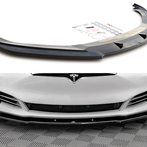 Tesla Model S frontleppe spoiler splitter Maxton Design