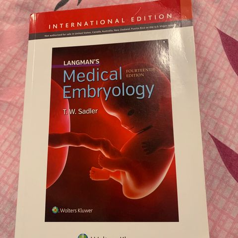 medical embryology bok