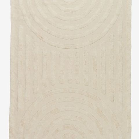 Offwhite teppe fra Jysk, 140x200 cm