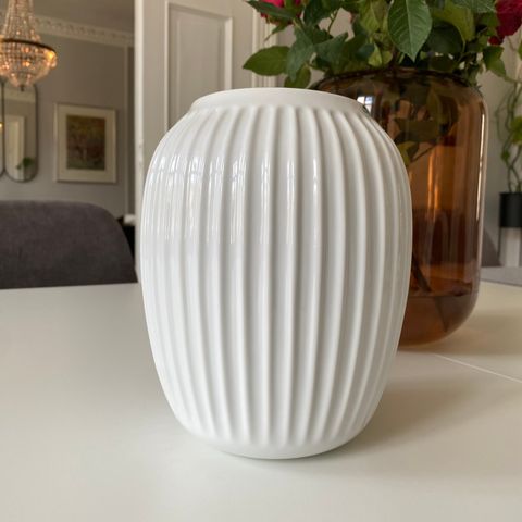 Kähler Hammershøi vase (21cm hvit)