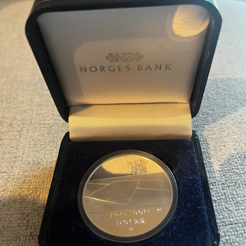 100års mynt 2005 Norges Bank
