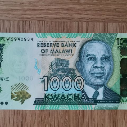 Malawi 1000 kwacha, 2021, UNC