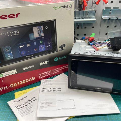 Pioneer SPH-DA130DAB 2 din spiller CarPlay