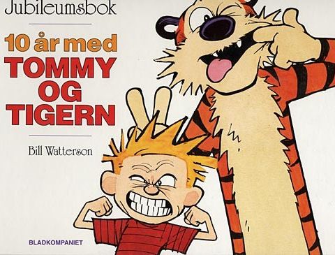 Tommy Og Tigern " 10 År Med Tommy Og Tigern " Bok selges for kr.50