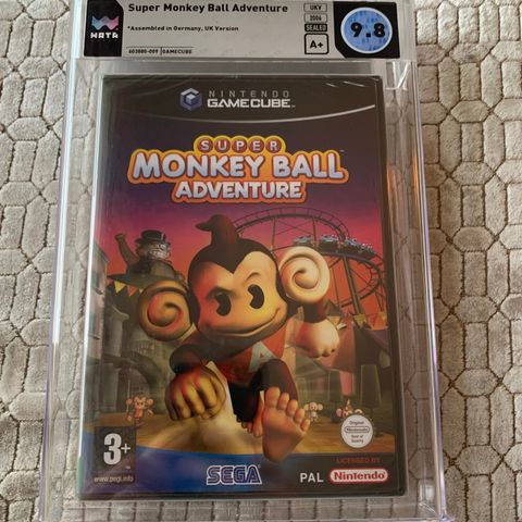 WATA 9.8 A+ Super Monkey Ball Adventure | Gamecube | UKV