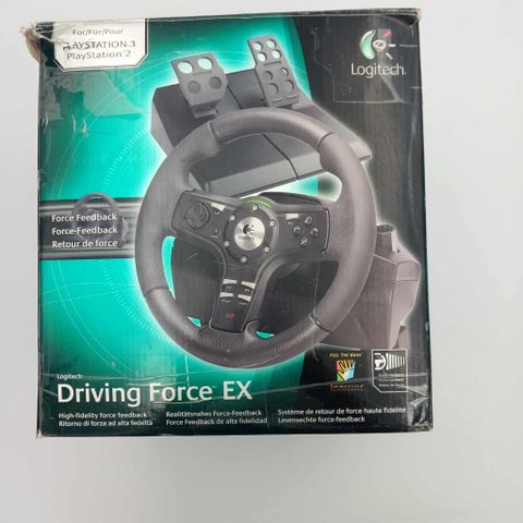 LogiTech Driving Force EX for PS2 og PS3