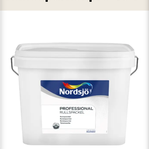 Rullspackel Nordsjö 15l