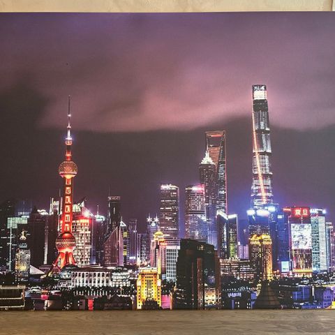 Lydisolerende — Shanghai skyline