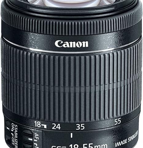 Canon zoom lens ef-s 18-55mm 1:3.5-5.6 IS STM 85mm