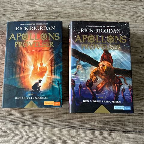 Apollons prøvelser, Rick Riordan, bok 1 og 2