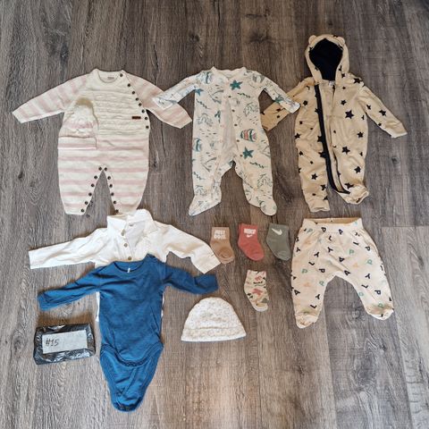 Babyklær unisex str. 68