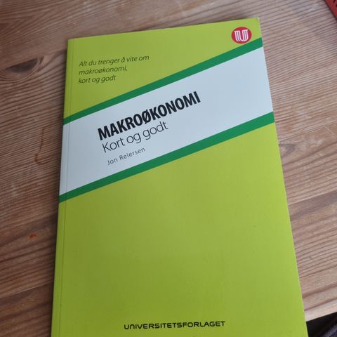 Kort og godt: makroøkonomi - Jon Reiersen