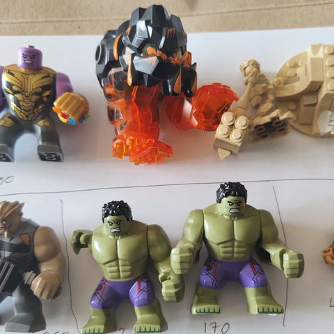 Lego hulk - Thanos - ironman