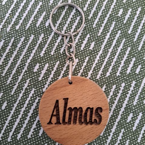 Nøkkelring med Navn "Almas"