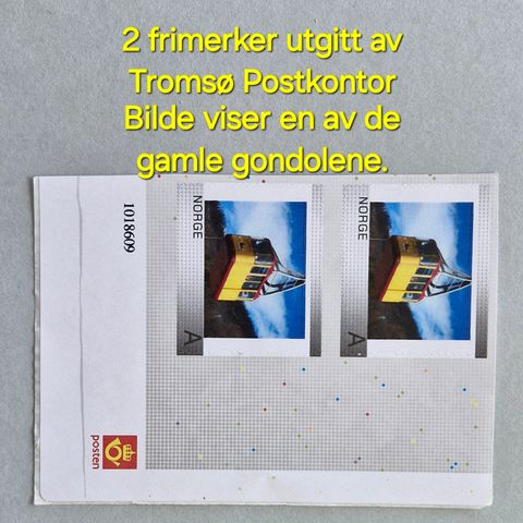 Frimerker: 2 stk A frimerker (postfrisk)