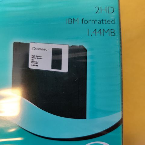 3,5" disketter, IBM formattert.