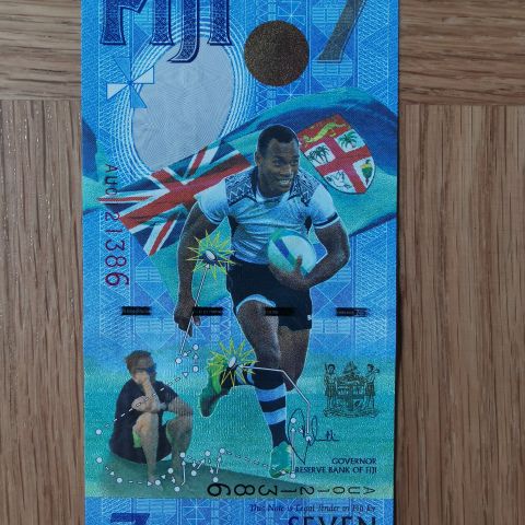 Fiji 7 dollar, 2016, commemorative, UNC