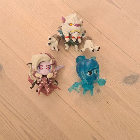 Cute but deadly figurer fra Overwatch og World of Warcraft