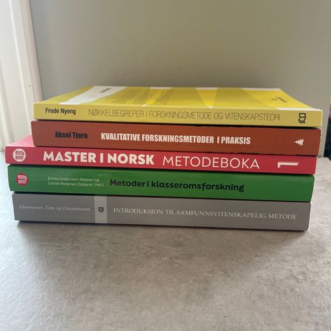 Master, Lektor, norsk, begynneropplæring, pensumbøker