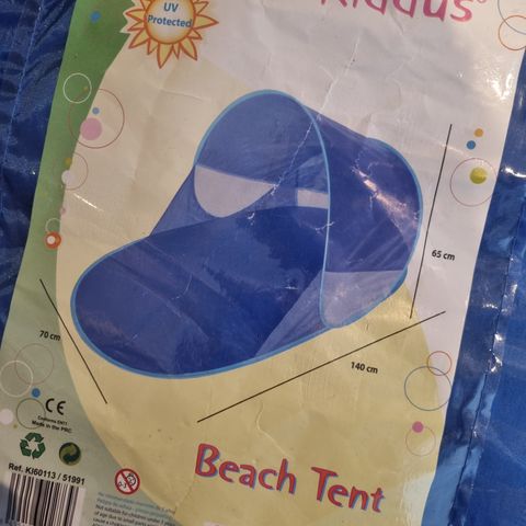 Kiddus UV telt/strandtelt