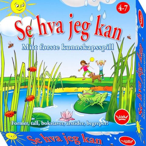 Se hva jeg kan - Mitt første kunnskapsspill - for barn fra 4 år.