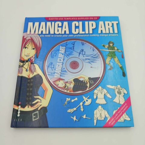 Manga Clip Art bok med DVD