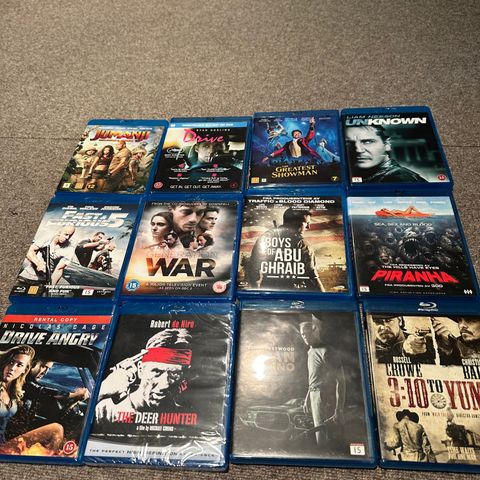 Diverse Blu-ray filmer til salgs