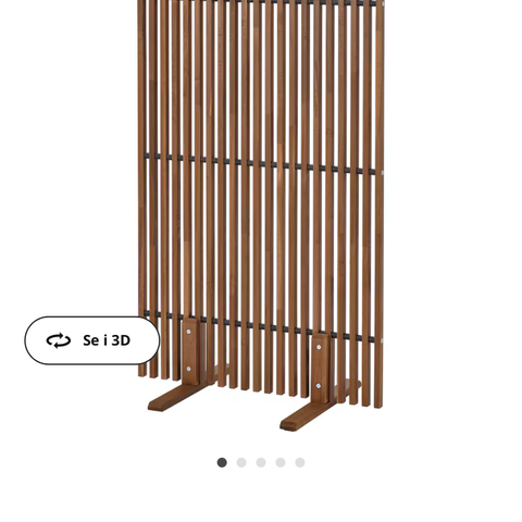 Nämmarö - skjermvegg fra ikea