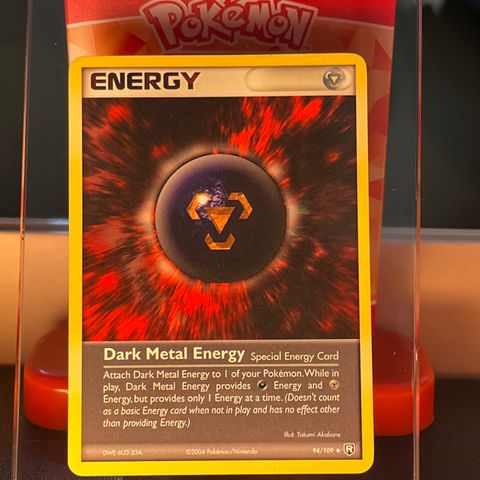 Dark Metal Energy 94/109 - Uncommon Pokémonkort (2004)