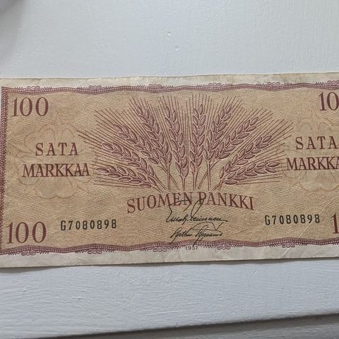 100 Markkaa 1957 (Finland)