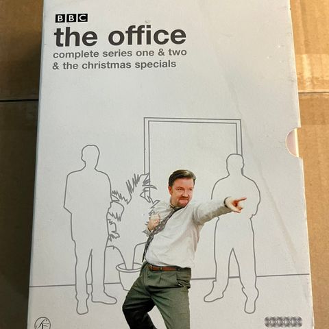 The Office sesong 1 og 2 + julespesialer DVD 5-disc