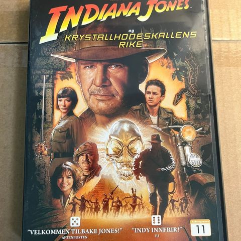 Indiana Jones Og Krystallhodeskallens Rike DVD