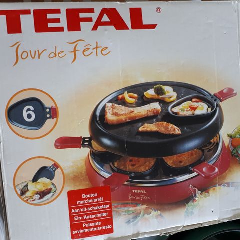 Raclette fra Tefal, til 6 personer