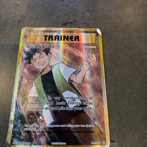 Pokemonkort Trainer Brock’s Grit